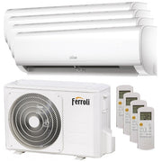 Condizionatore Climatizzatore Ferroli Quadri Split Inverter Diamant M R32 Wi-Fi 7000+7000+7000+7000 Con 2CO9AA2F 28-4