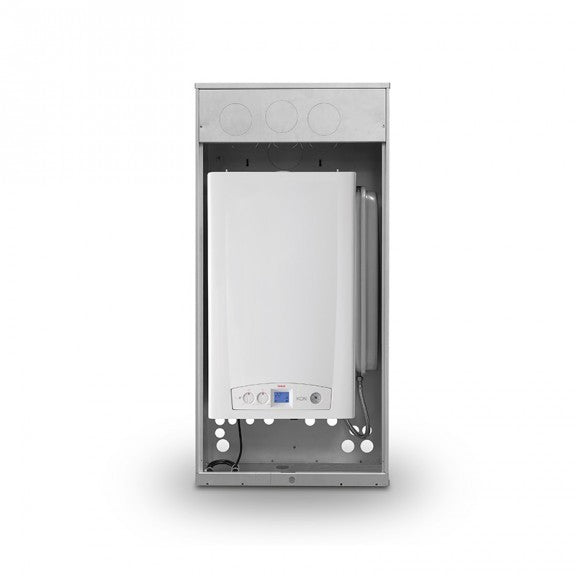 Caldaia a Condensazione Unical KONm INC 24 Kw Da Incasso Completa di Kit Scarico Fumi