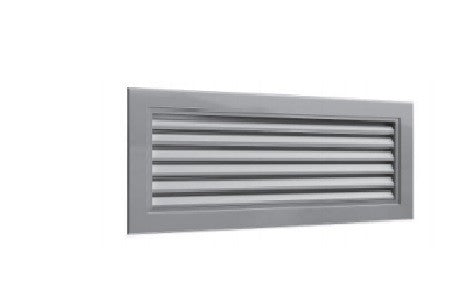 Griglia di ripresa UR Lindab ad alette fisse BIANCA varie misure