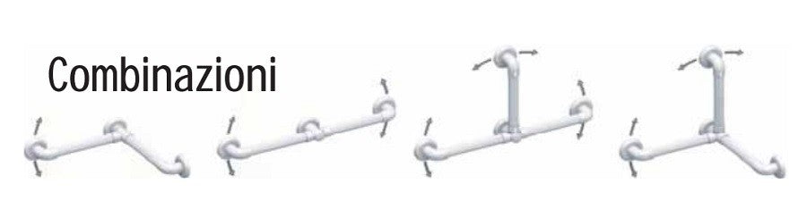 COMPLEMENTI PER DISABILI IN PVC MEDICALE E ABS Ø 3,5 CM