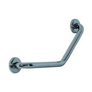 CORRIMANO A 45° IN ACCIAIO INOX LUCIDO 30 X 30 CM