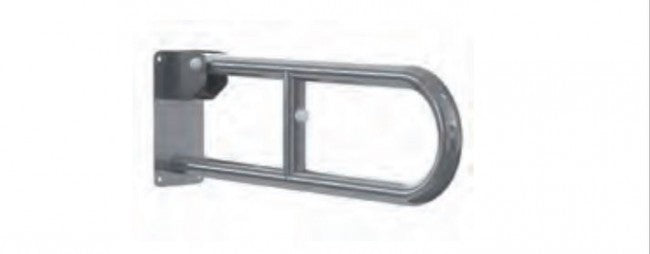 BARRA RIBALTABILE IN ACCIAIO INOX LUCIDO