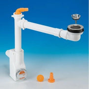 SIFONE SALVASPAZIO SPAZIO BAGNO 1NT 1 VIA CON PILETTA MINI GATTINARA ATTACCO ø40 - 1"1/2