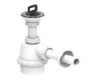 SIFONE A FIASCA PER LAVELLI AD 1 VASCA CON PILETTA