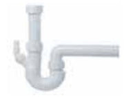 SIFONE LAVELLO AD UNA BACINELLA MISURA 1" 1/2 X 40