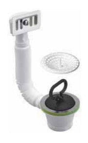 PILETTONE PER LAVELLI INOX ATTACCO 1" 1/2