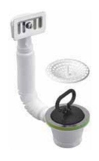 PILETTONE PER LAVELLI INOX ATTACCO 1" 1/2