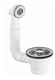 PILETTA CANESTRINO CON TROPPO PIENO TONDO ATTACCO 1" 1/2