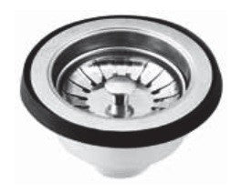 PILETTA CANESTRO PER LAVELLI CON FORO Ø 90 MM ATTACCO 1" 1/2