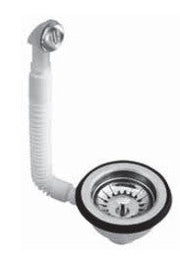 PILETTA CANESTRO PER LAVELLI CON FORO Ø 90 MM ATTACCO 1" 1/2