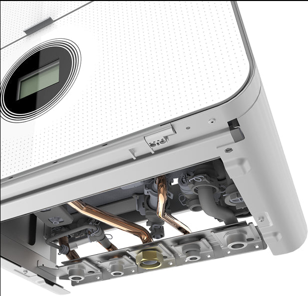 Caldaia a Condensazione Junkers Bosch Condens 7000i W Bianca GC7000i W 28 C KW Metano/GPL Cod. 7736901592 - Completa di Kit Scarico Fumi **PROMO**