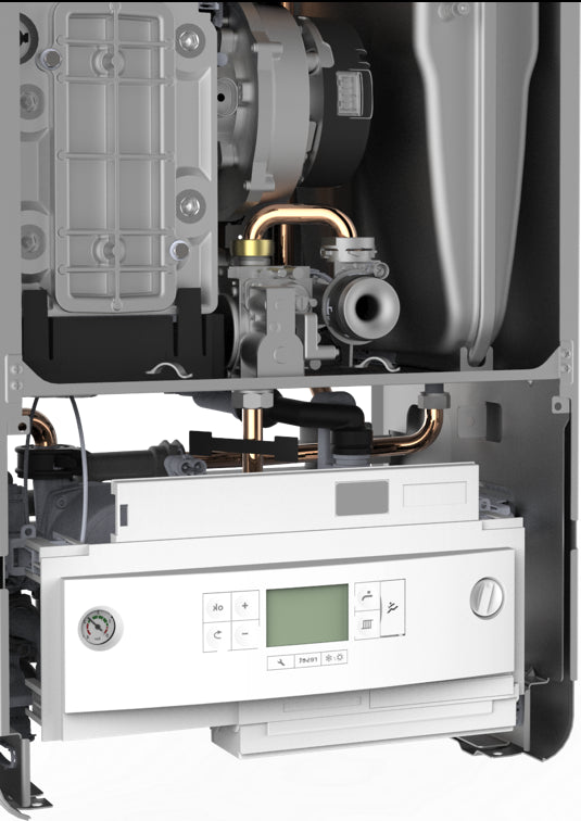 Caldaia a Condensazione Junkers Bosch Condens 7000i W Bianca GC7000i W 24 C KW Metano/GPL Cod. 7736901596 - Completa di Kit Scarico Fumi **PROMO**