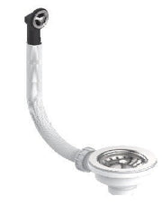 PILETTA PER LAVELLO IN RESINA CON TROPPO PIENO TONDO  DIAMETRO 90°