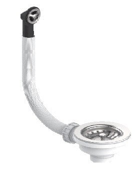 PILETTA PER LAVELLO IN RESINA CON TROPPO PIENO TONDO  DIAMETRO 90°