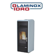 Termostufa A Pellet Laminox Idroventilata Ester Lux 15 Kw Colore Bianco