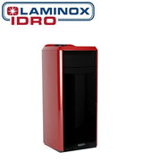 Termostufa A Pellet Laminox Idroventilata Tina Lux 20 Kw Colore Rosso Versione Black Line