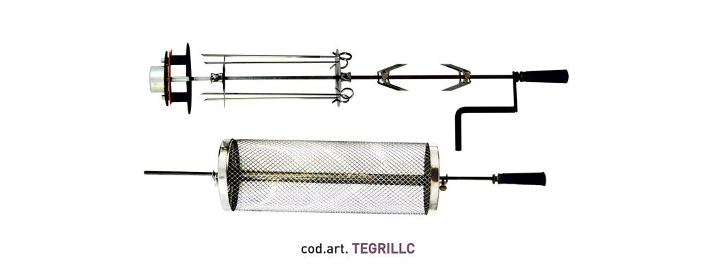 Girarrosto per Termocamini CTM Con Cestello