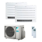 Condizionatore Climatizzatore Daikin R-32 Dual Split A Pavimento FVXM-A Perfera Floor 9000+9000 BTU Wi-Fi Incluso +2MXM40N9/A