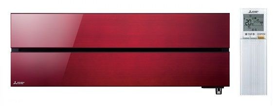 Condizionatore Climatizzatore Mitsubishi Electric Dual Split Kirigamine Style Ruby Red R-32 9000+12000 BTU Con MXZ-2F42VF4 9+12