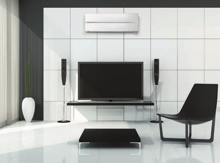 Condizionatore Climatizzatore Mitsubishi Electric Trial Split Kirigamine Style Pearl White R-32 9+9+12 BTU Con MXZ-3F54VF4 Wi-Fi Integrato