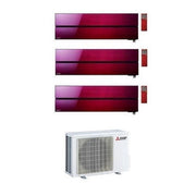 Condizionatore Climatizzatore Mitsubishi Electric Trial Split Kirigamine Style Ruby Red R-32 9+9+9 BTU Con MXZ-3F54VF4 Wi-Fi Integrato