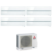 Condizionatore Climatizzatore Mitsubishi Electric Quadri Split Kirigamine Style Pearl White R-32 9+9+9+9 BTU Con MXZ-4F72VF4 Wi-Fi Integrato