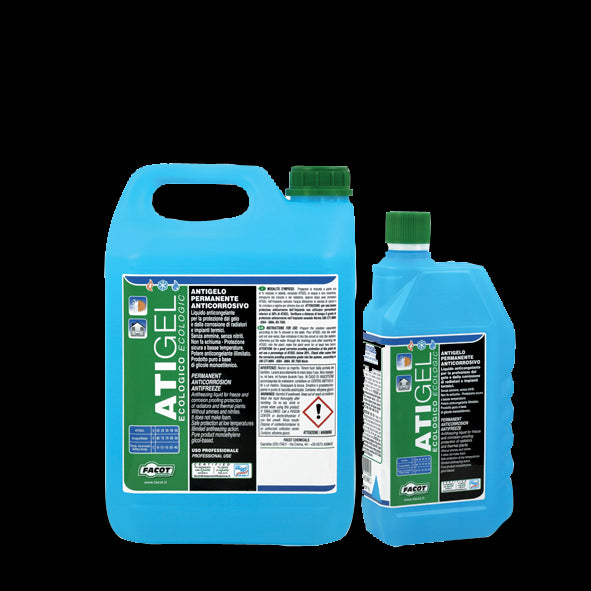 ATIGEL ecologico Anticongelante e Anticorrosivo taniche da 1 e 12 kg