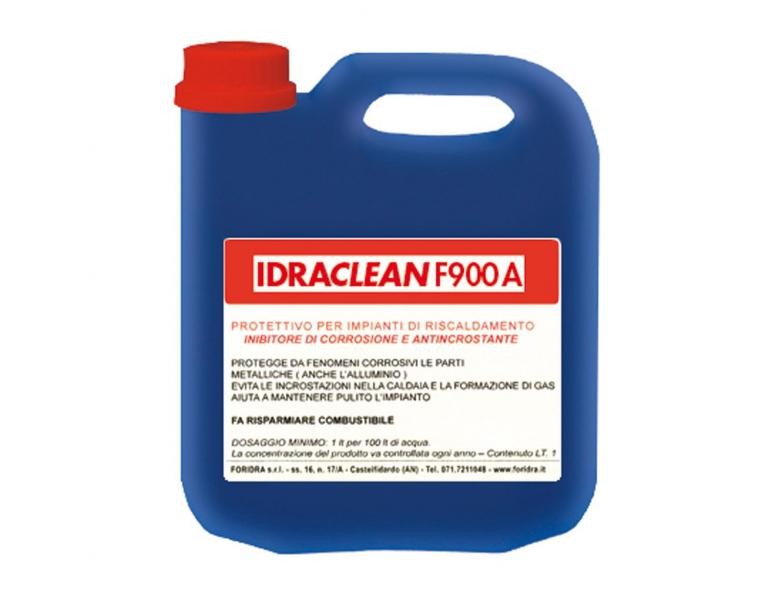 IDRACLEAN F 900 A Prodotto alcalino per la pulizia della camera di combustione delle caldaie a condensazione da 10 kg