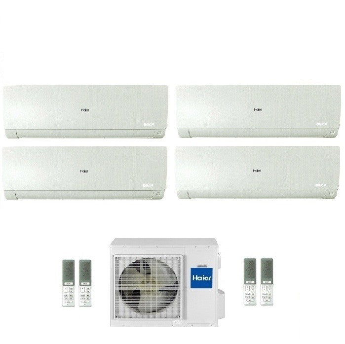 Condizionatore Climatizzatore Haier Quadri Split Flexis Plus White R-32 7000+7000+7000+12000 Con 4U75S2SR5FA Wi-Fi Integrato