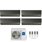 Condizionatore Climatizzatore Haier Quadri Split Flexis Plus Black R-32 7000+7000+7000+7000 Con 4U75S2SR5FA Wi-Fi Integrato