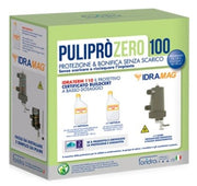 Puliprò zero 100 k contenente Idramag, Idraterm 300 e Idraterm 100