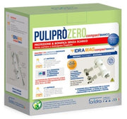 Puliprò zero compact bianco contenente Idraterm 110, Idraterm 300 e Idramag