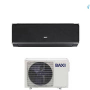 Condizionatore Climatizzatore Baxi Monosplit Inverter Modello Halo Nero R-32 Wi-Fi 12000 BTU HSGNW35