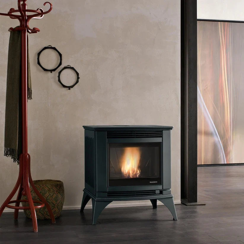 Stufa a Pellet ad Aria Palazzetti Ecofire Cesare II Da 9 Kw