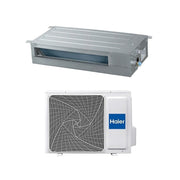 Condizionatore Climatizzatore Haier Monosplit Canalizzato Slim Bassa Pressione 18000 BTU R-32 AD50S2SS1FA WI-FI Optional
