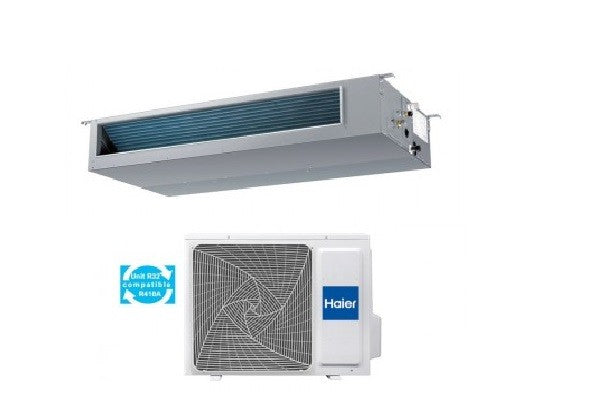 Condizionatore Climatizzatore Haier Monosplit Inverter Canalizzato Media Prevalenza R-32 18000 BTU AD50S2SM3FA Wi-Fi Optional