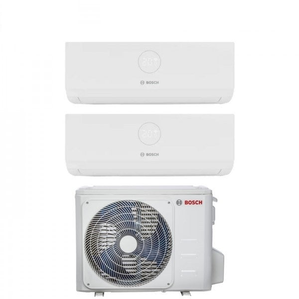 Condizionatore Climatizzatore Junkers Bosch Dual Split Modello Climate 3000 R-32 9000+9000 BTU Con MS 18 OUE Wi-Fi Optional