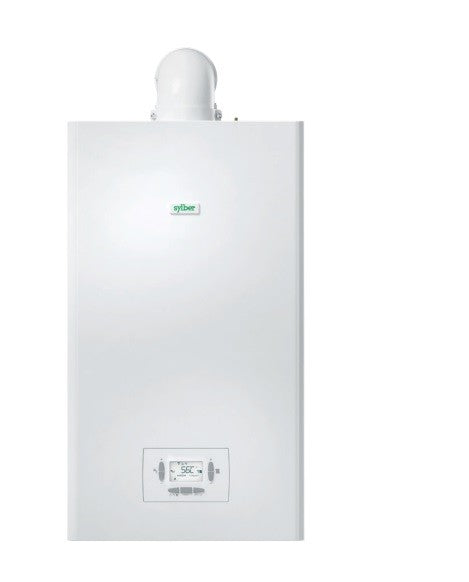 Caldaia a Condensazione Sylber Modello Linea 25 C da 25 Kw Completa di Kit Scarico Fumi