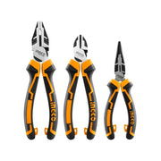 INGCO Assortimento di 3 Pinze Professionali a Leva Alta