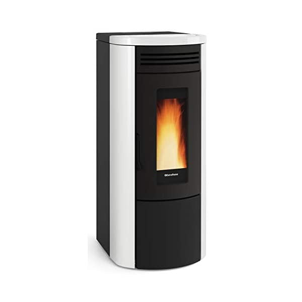 Termostufa a Pellet La Nordica Extraflame Modello COSTANZA IDRO Da 17 Kw Colore Bianco