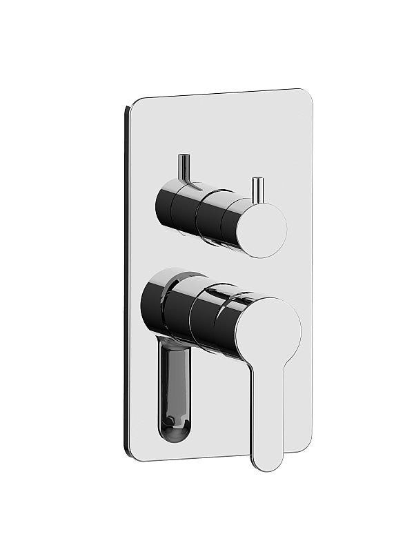 Parte Esterna Per Miscelatore F.LLI Frattini Per Doccia con Deviatore Piastra in ABS