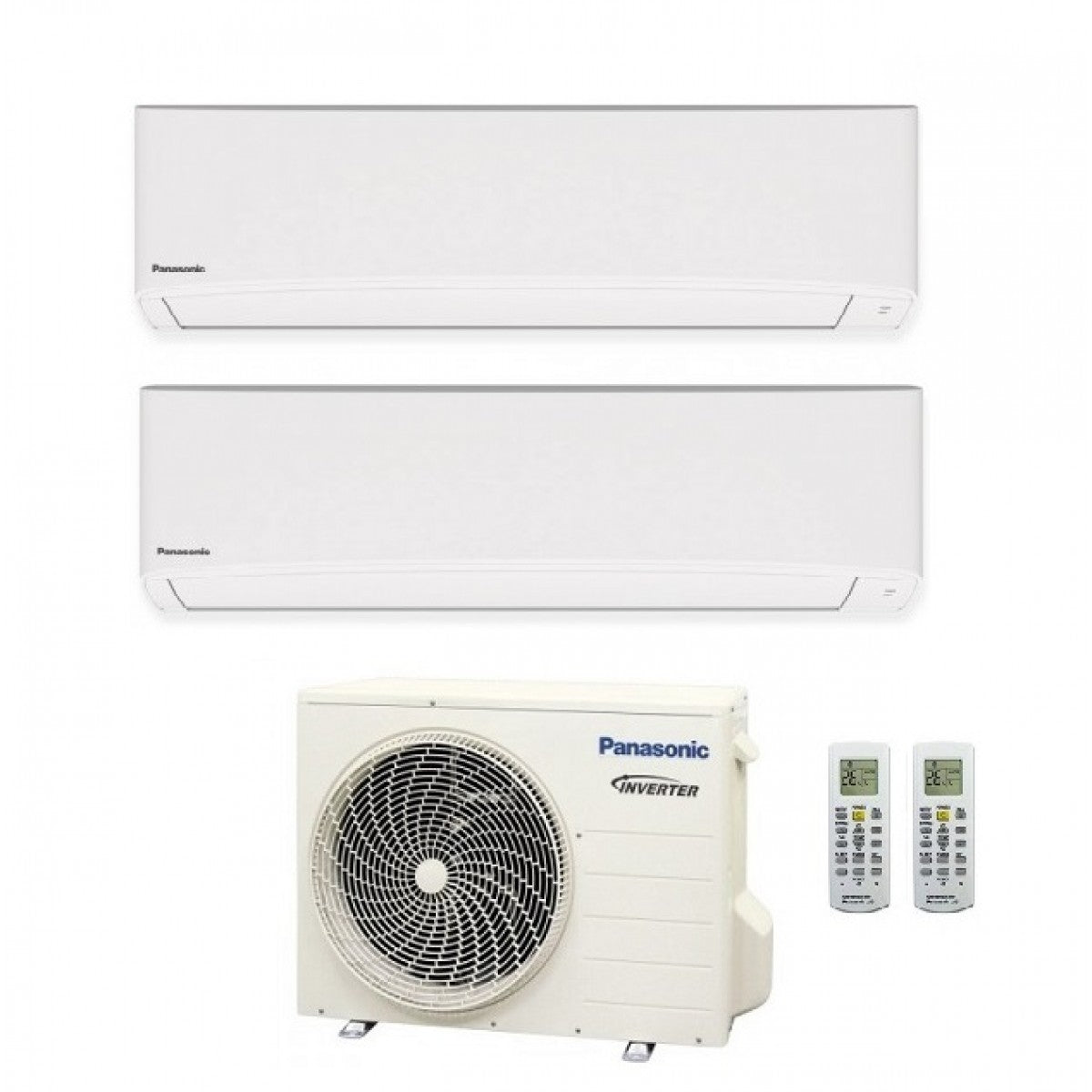 Climatizzatore Condizionatore Dual Split Panasonic Serie TZ Inverter Standard R-32 12000+12000 Con CU-2TZ50TBE