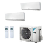 Condizionatore Climatizzatore Daikin dual split inverter FTXM/N Perfera Bluevolution R-32 9000+18000 BTU+2MXM50M WiFi Incluso