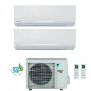 Condizionatore Climatizzatore Daikin Dual Split Inverter Serie Siesta R-32 12000+12000 BTU Con 2AMXF50A Wi-Fi Integrato