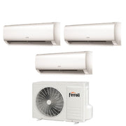Condizionatore Climatizzatore Ferroli Trial Split Inverter R-32 Serie Ambra M 9000+12000+12000 BTU Wi-Fi Con 2CP001CF 27-3