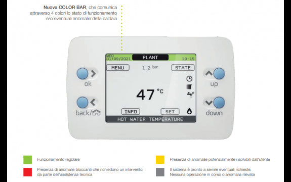 Caldaia Beretta Exclusive X 30 C a Condensazione Low Nox Metano/GPL 30 kW Cod. 20187795 - Completa di Kit Scarico Fumi ** PROMO **