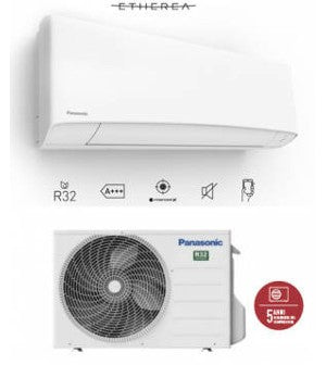 Condizionatore Climatizzatore Panasonic dual split inverter Etherea White con Econavi R-32 Wi-Fi 9000+12000 con CU-2Z50TBE