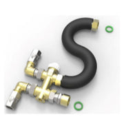 Kit Collegamento Idraulico Glass e Valvola a 3 Vie Deviatrice Motorizzabile TGCL59