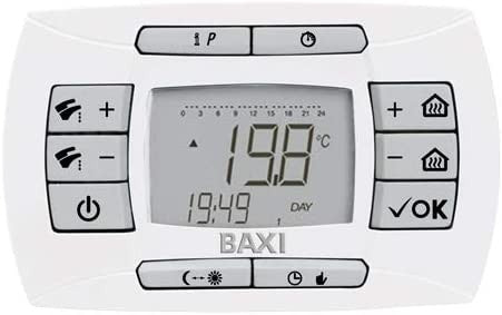 Controllo Remoto e Regolatore Climatico 7114250 Baxi Per Luna Alux - Luna/Nuvola Duo-Tec+/E Duo-Tec Compact+/E