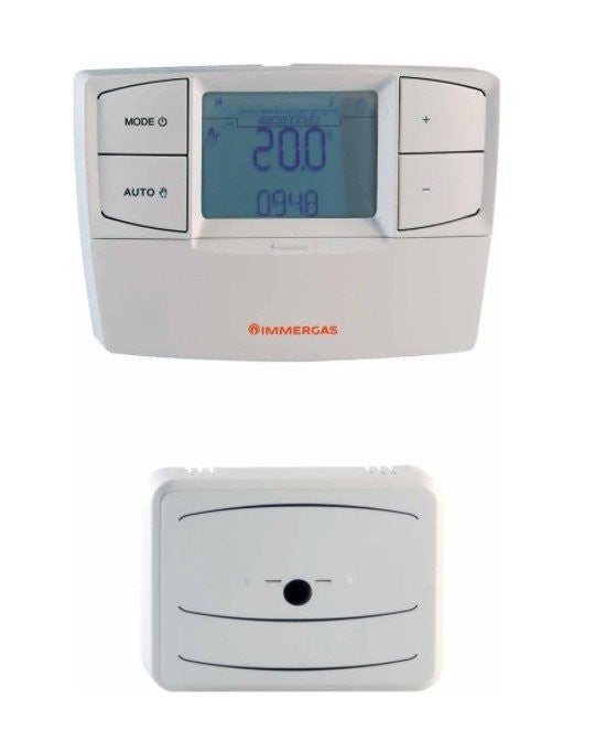 Cronotermostato Immergas 7 Wireless 3.021624 ON-OFF Digitale Settimanale Senza Fili. Per Tutti i Modelli